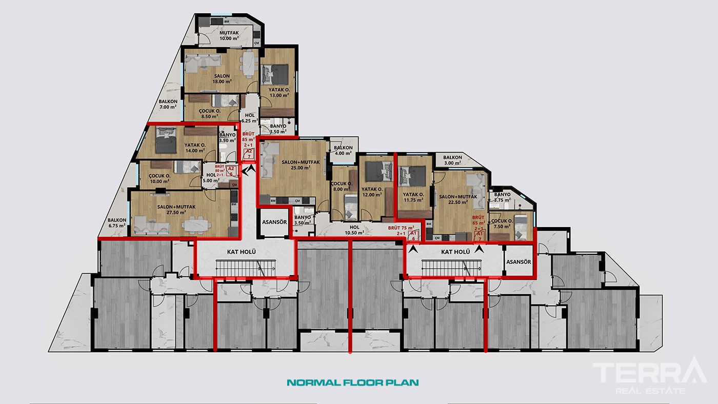 Apartments for Sale in Muratpaşa, Antalya City Center, Turkey - 118683