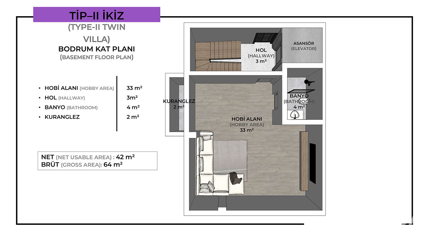 Villas for Sale in Zümrüt, Konyaaltı, Antalya, Turkey - 118738
