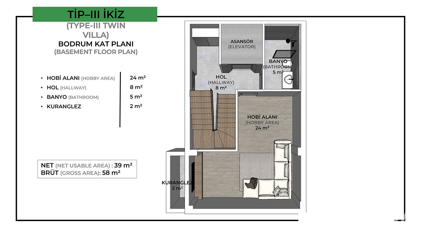 Villas for Sale in Zümrüt, Konyaaltı, Antalya, Turkey - 118742