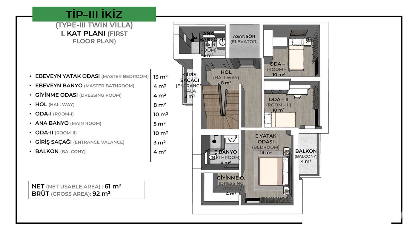 Villas for Sale in Zümrüt, Konyaaltı, Antalya, Turkey - 118743