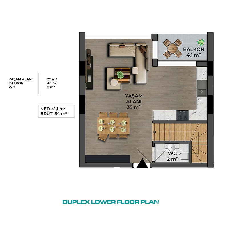 2 Bedroom Apartments for Sale in Konyaaltı, Antalya, Turkey - 118760