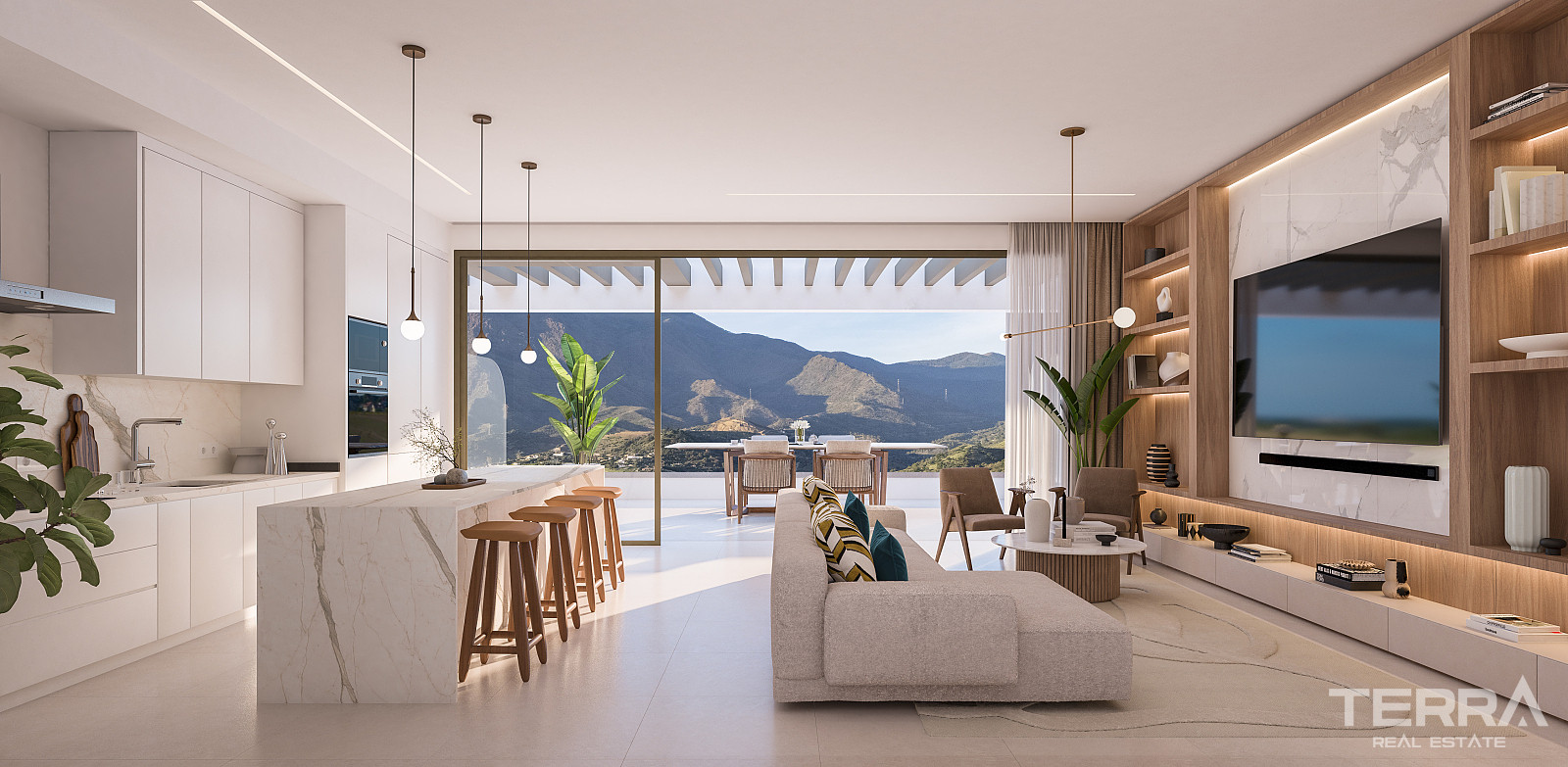 Costa del Sol, Estepona'da Satılık Deniz Manzaralı Daireler - 118975