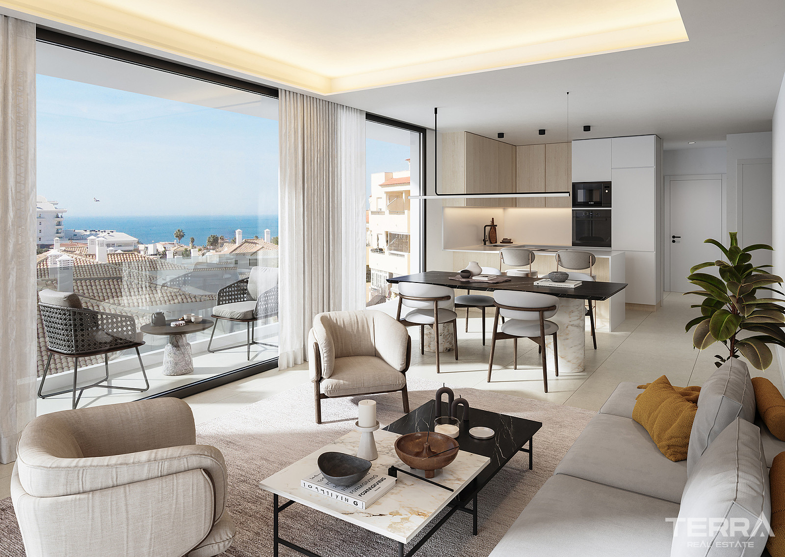 Sea View Apartments for Sale in Fuengirola, Costa del Sol - 119128