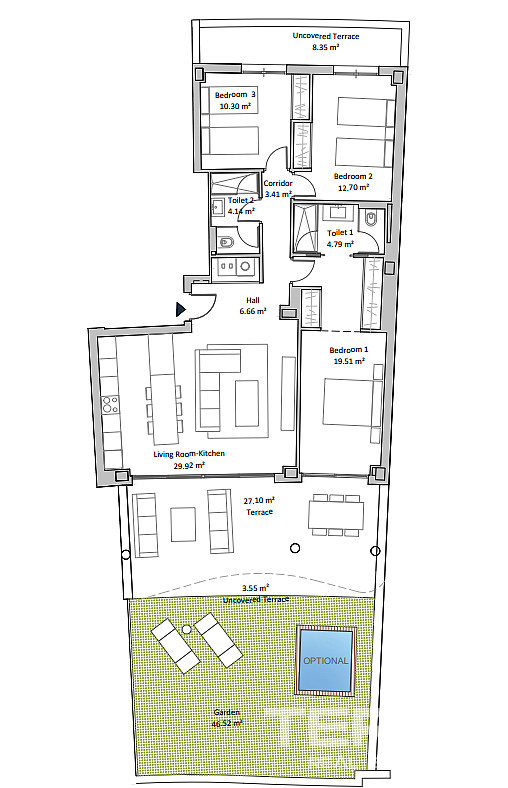 Sea View Apartments for Sale in Fuengirola, Costa del Sol - 119329