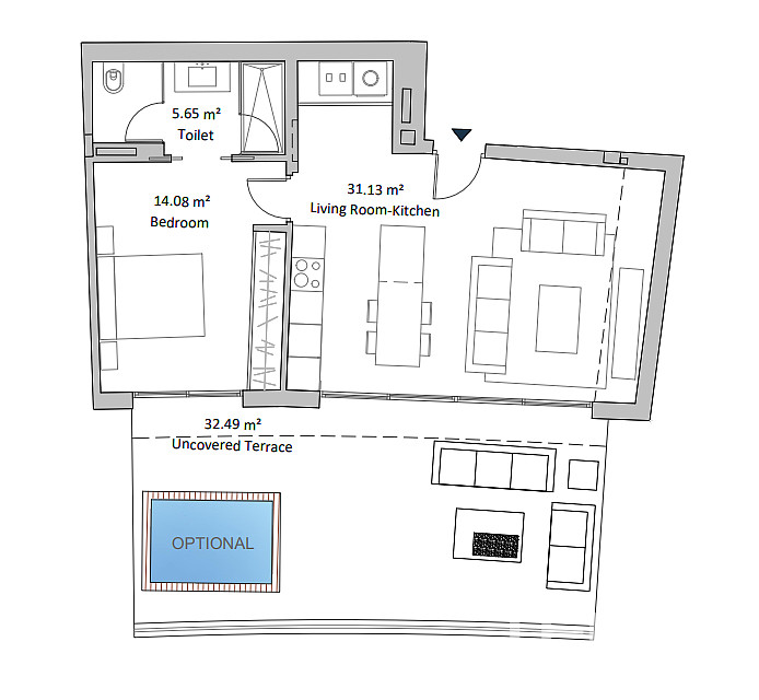 Sea View Apartments for Sale in Fuengirola, Costa del Sol - 119332