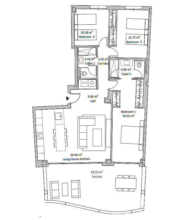 Sea View Apartments for Sale in Fuengirola, Costa del Sol - 119334