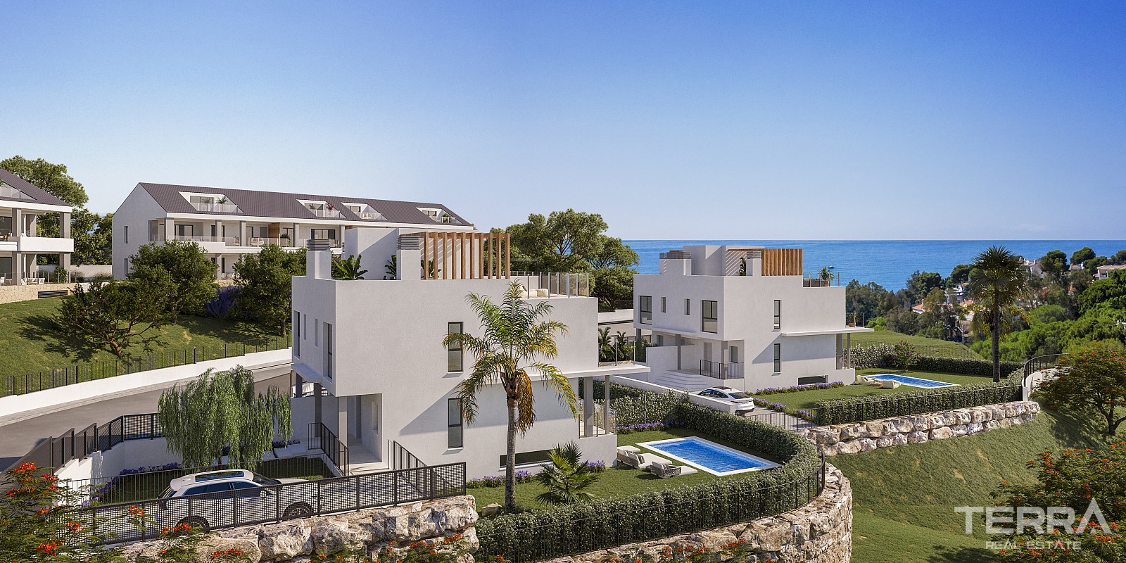 Sea View Villas for Sale in Benalmádena, Costa del Sol - 119340
