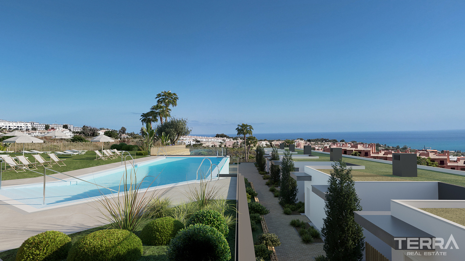 Sea View Townhouses for Sale in Manilva, Costa del Sol - 119386