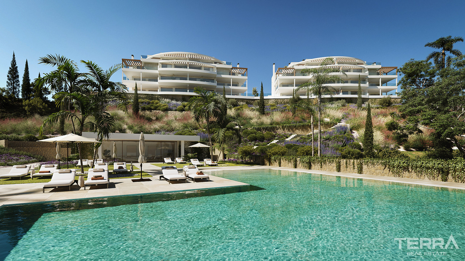 İspanya, Las Lagunas de Mijas’ta Satılık Deniz Manzaralı Daireler - 119615