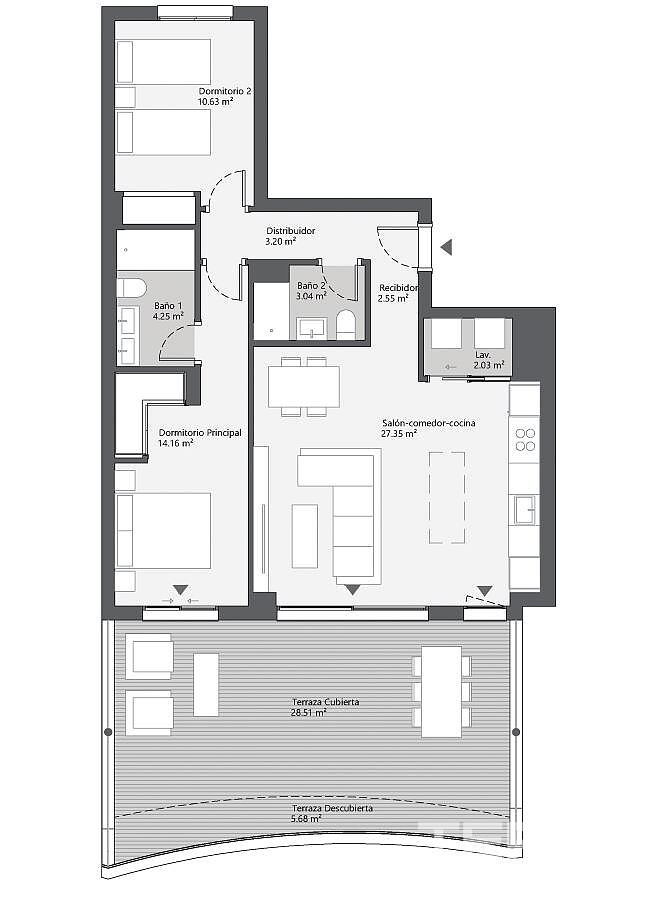 Sea View Apartments for Sale in Malaga, Rincón de la Victoria - 119732