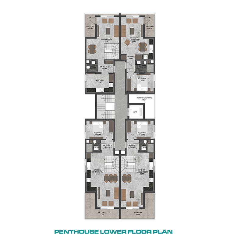 Apartments for Sale in Oba, Alanya, Turkey - 119768