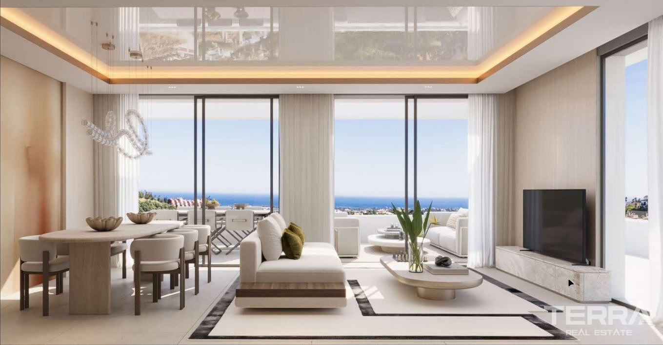 İspanya, Mijas Costa'da Golf Sahasına Komşu Satılık Modern Daireler - 119927