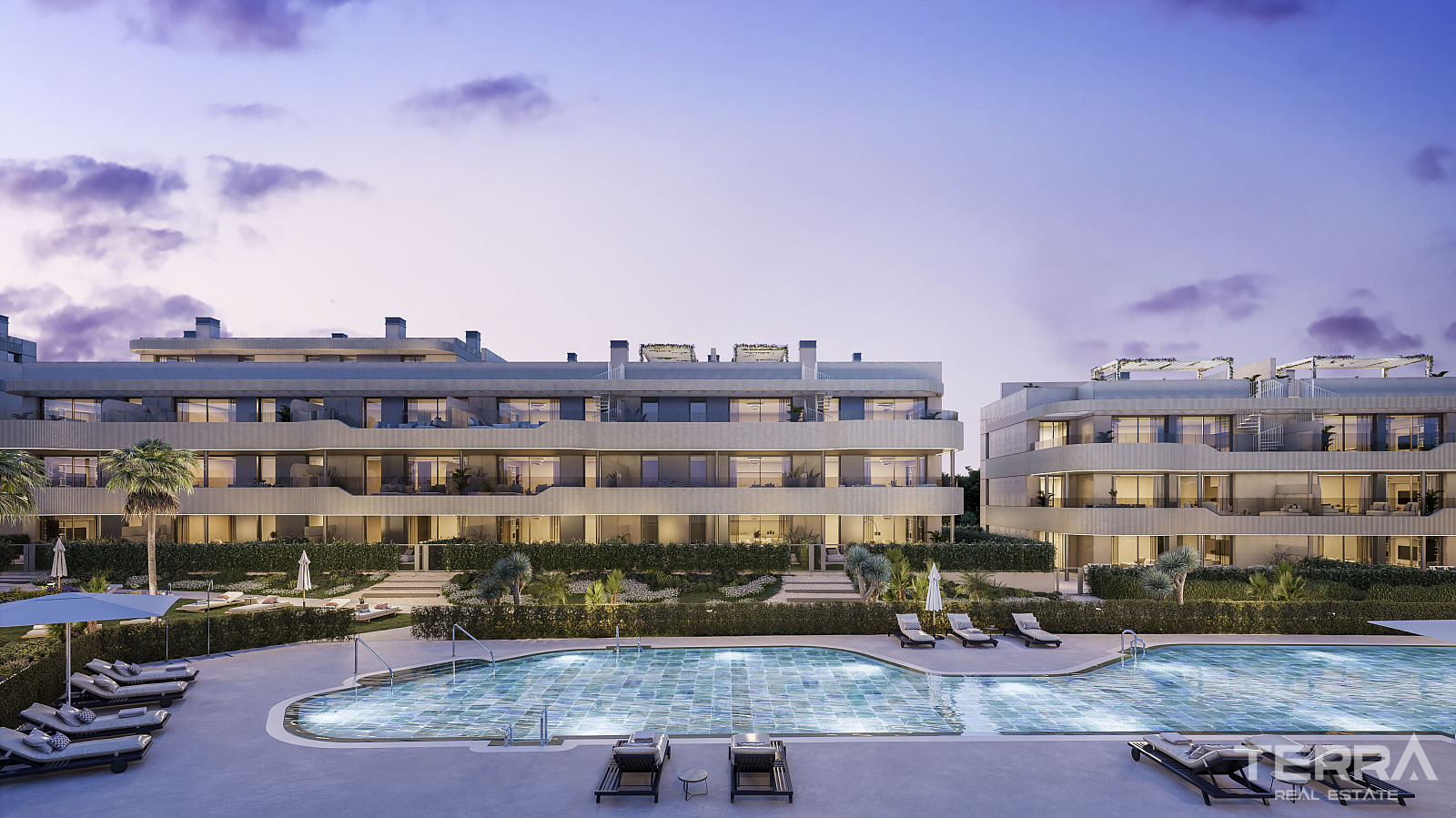 Estepona, El Paraíso'da Plaja ve Golf Sahalarına Yakın Modern Daireler - 119940