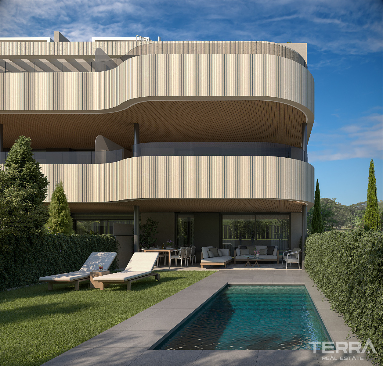Estepona, El Paraíso'da Plaja ve Golf Sahalarına Yakın Modern Daireler - 119948