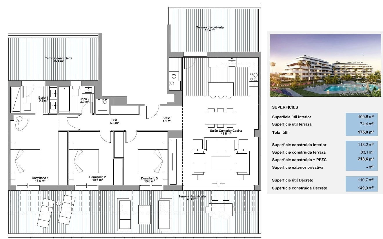 Beachfront Apartment for Sale in Torremolinos, Costa del Sol, Spain - 120342