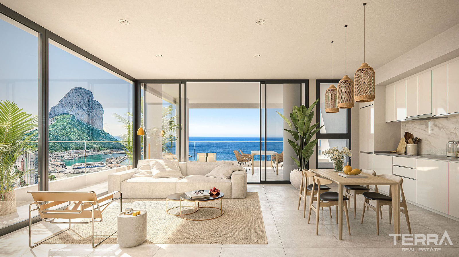 Sea View Apartments for Sale in Calpe, Costa Blanca, Spain - 122500