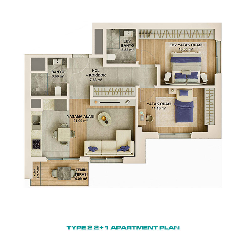 Apartments for Sale in Ataşehir, Istanbul, Turkey - 120534