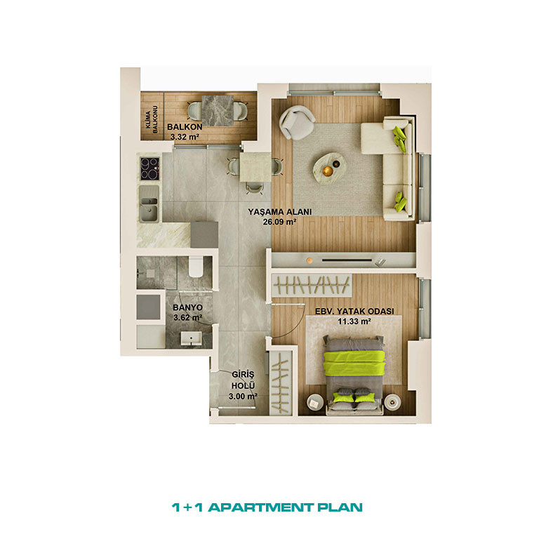 Apartments for Sale in Ataşehir, Istanbul, Turkey - 120536