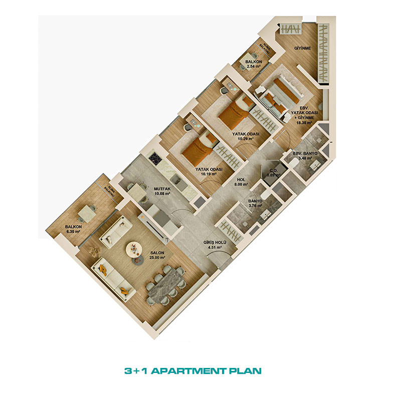 Apartments for Sale in Ataşehir, Istanbul, Turkey - 120537
