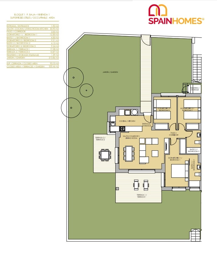 Golf Apartments for Sale in Orihuela, Costa Blanca, Spain - 121031