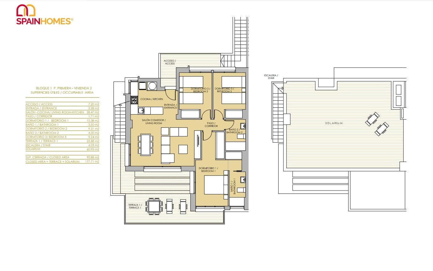Golf Apartments for Sale in Orihuela, Costa Blanca, Spain - 121032