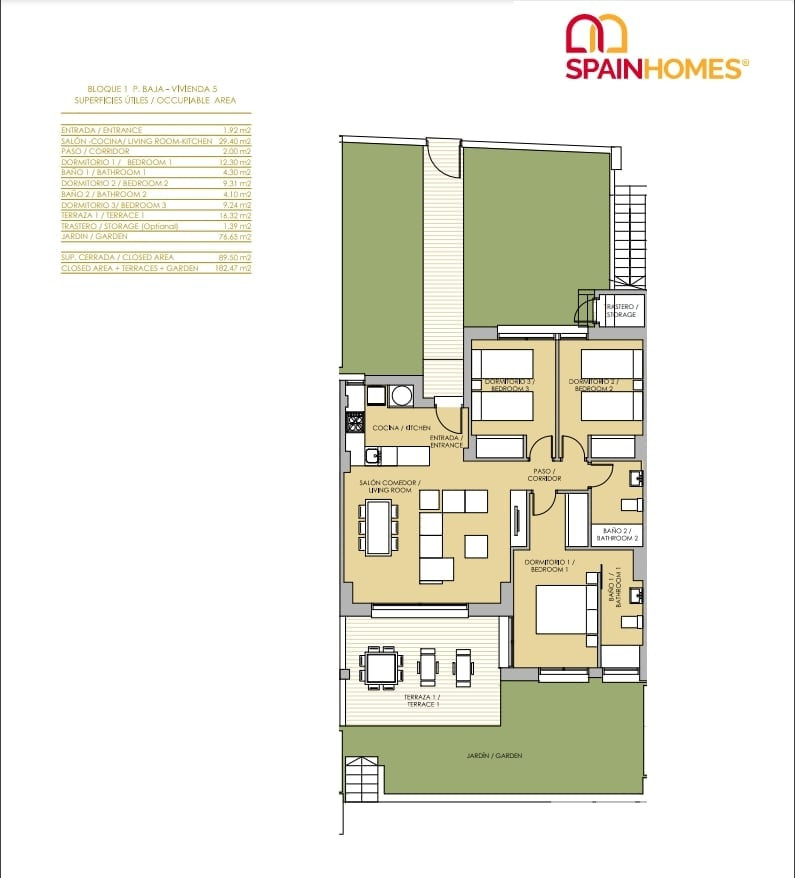 Golf Apartments for Sale in Orihuela, Costa Blanca, Spain - 121035
