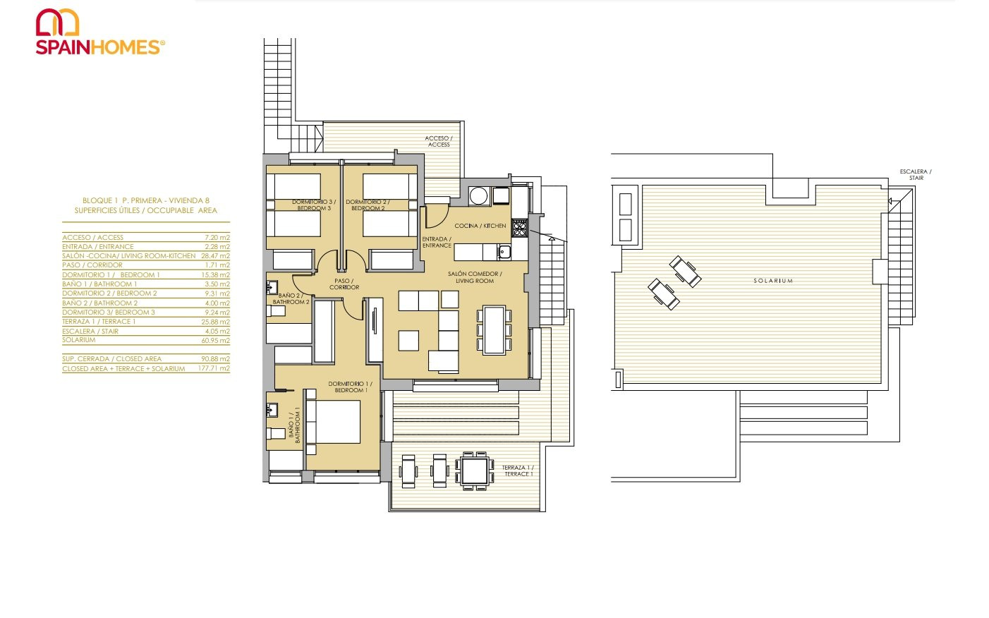 Golf Apartments for Sale in Orihuela, Costa Blanca, Spain - 121038
