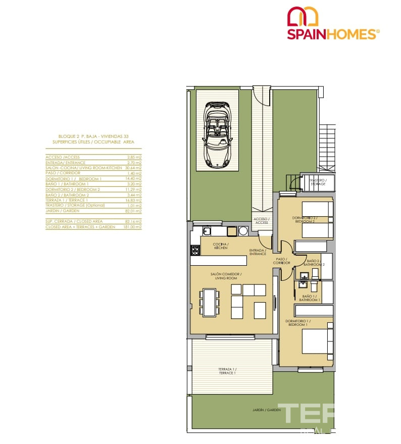 Golf Apartments for Sale in Orihuela, Costa Blanca, Spain - 121040