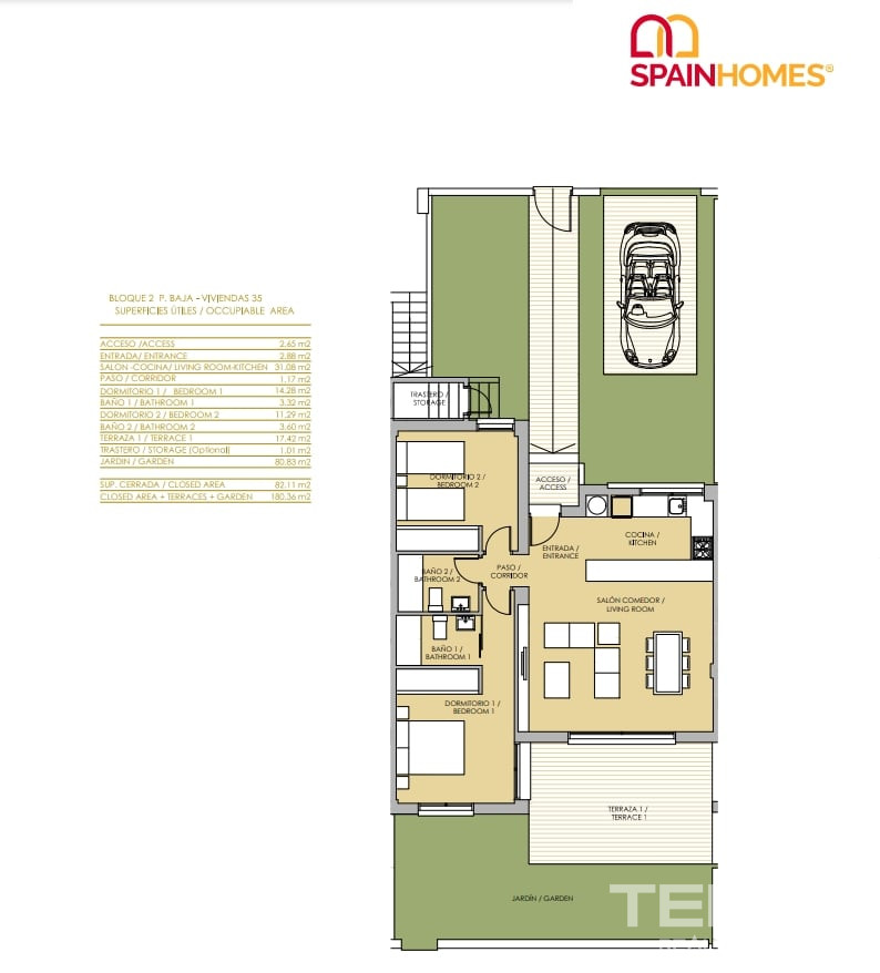 Golf Apartments for Sale in Orihuela, Costa Blanca, Spain - 121041