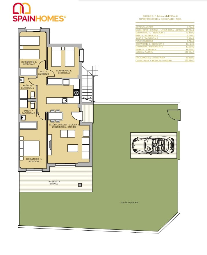 Golf Apartments for Sale in Orihuela, Costa Blanca, Spain - 121045