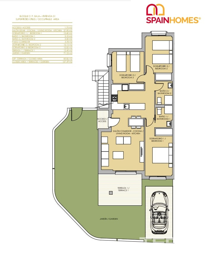 Golf Apartments for Sale in Orihuela, Costa Blanca, Spain - 121053