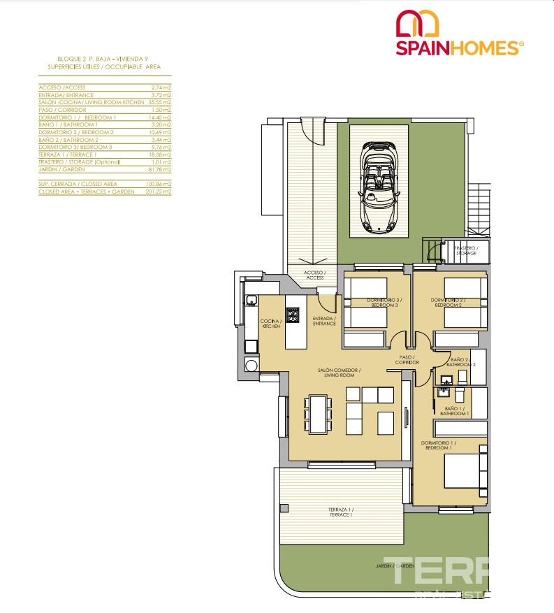 Golf Apartments for Sale in Orihuela, Costa Blanca, Spain - 121056
