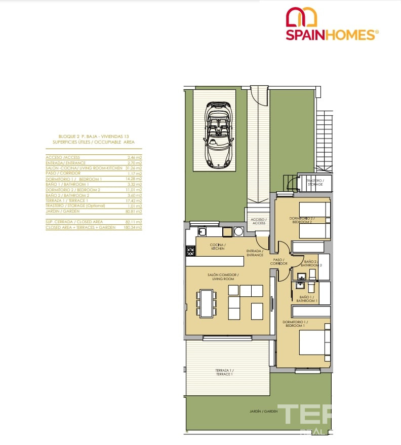 Golf Apartments for Sale in Orihuela, Costa Blanca, Spain - 121059