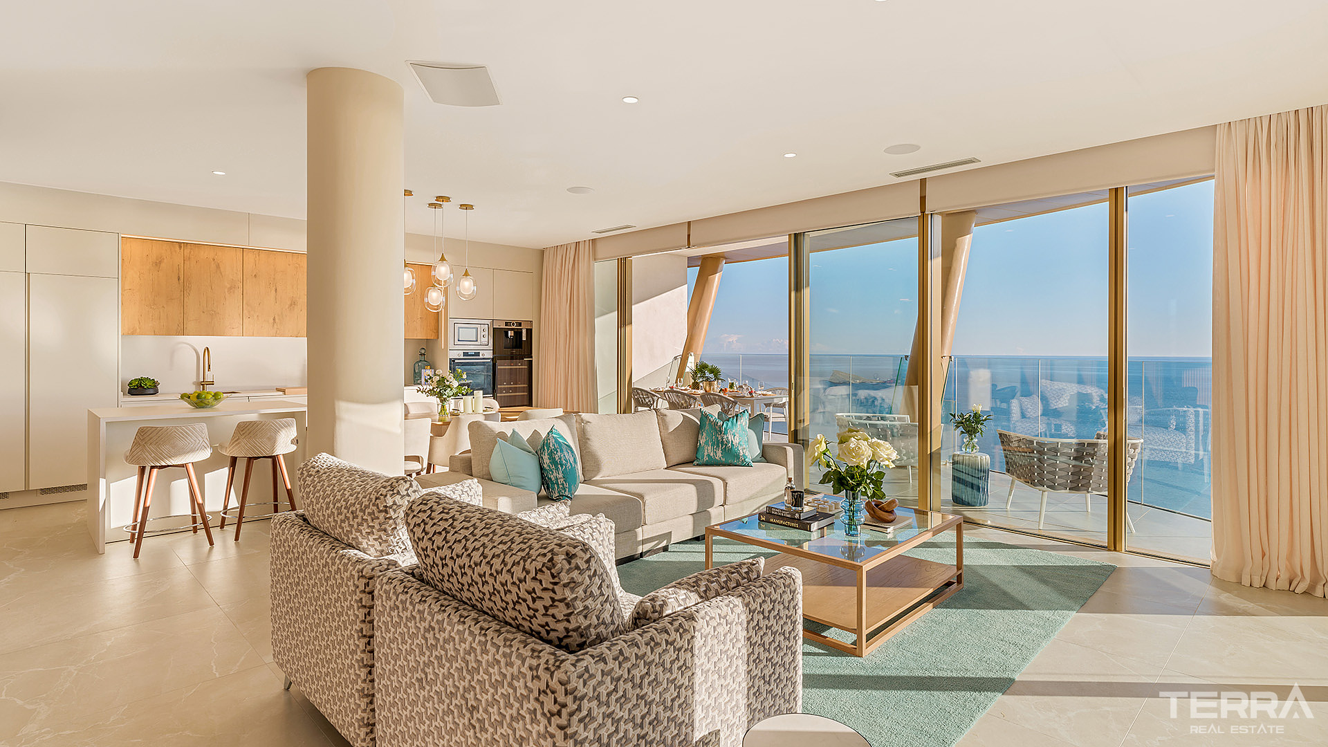 İspanya, Benidorm, Costa Blanca'da Satılık Deniz Manzaralı Daireler - 121279