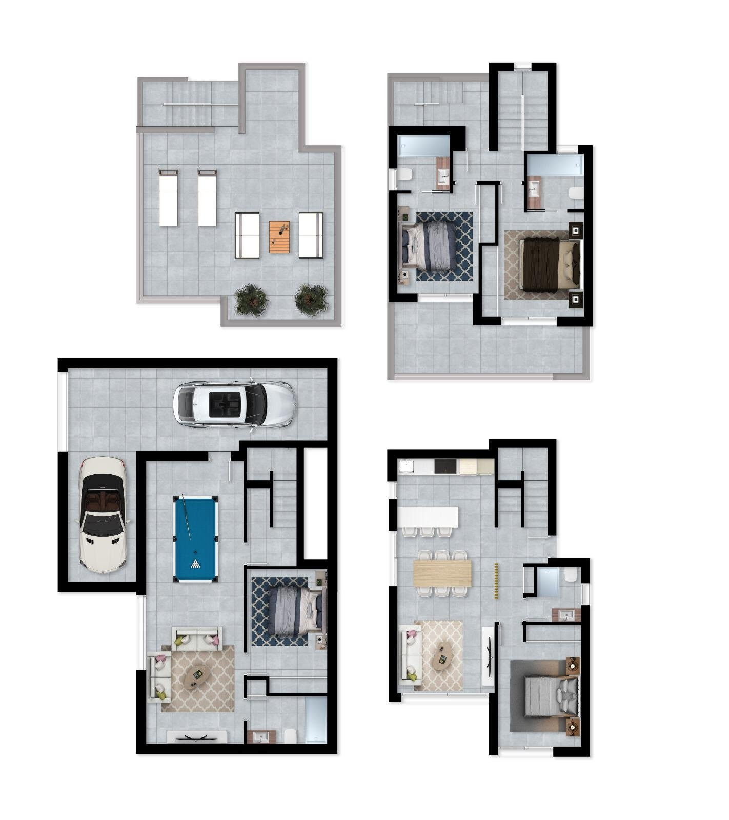 Sea View Villas for Sale in La Nucía, Costa Blanca, Spain - 121348