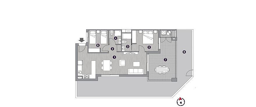 İspanya, Costa Blanca, Torrevieja’da Satılık Hemen Teslim Daireler - 121646