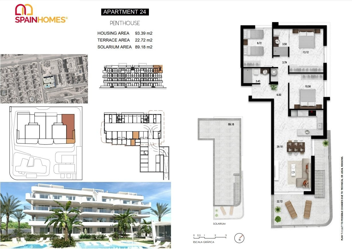 Apartments for Sale in Orihuela, Costa Blanca, Spain - 121681