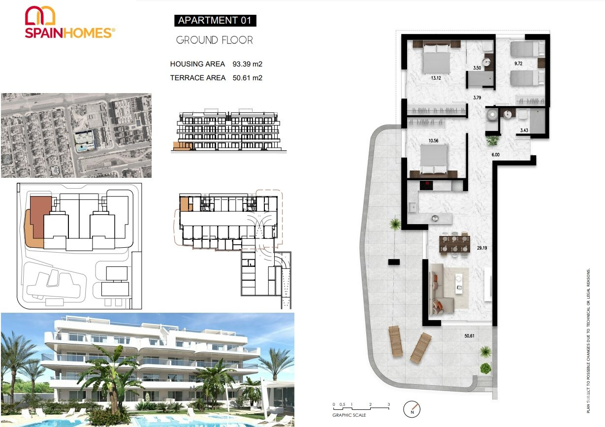 Apartments for Sale in Orihuela, Costa Blanca, Spain - 121682