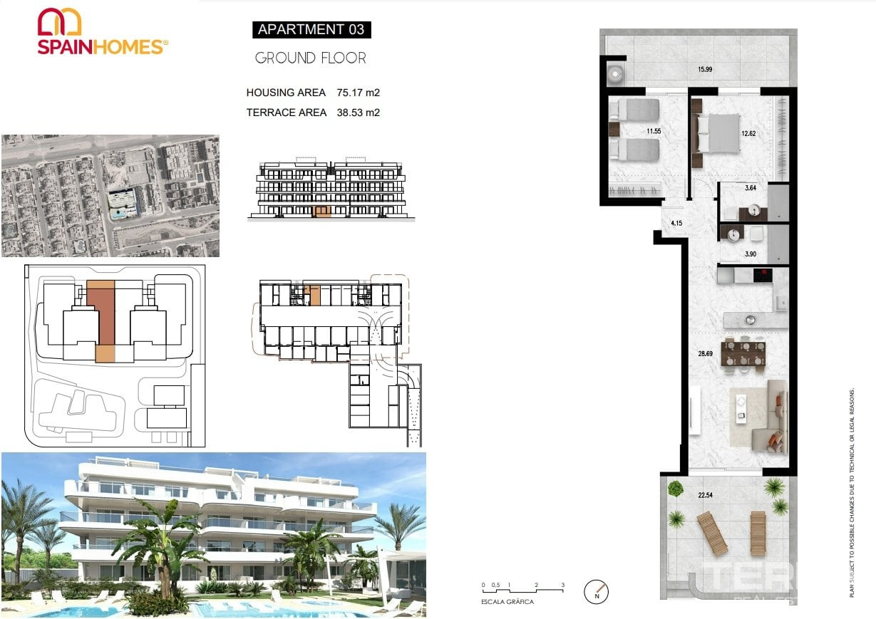 Apartments for Sale in Orihuela, Costa Blanca, Spain - 121684