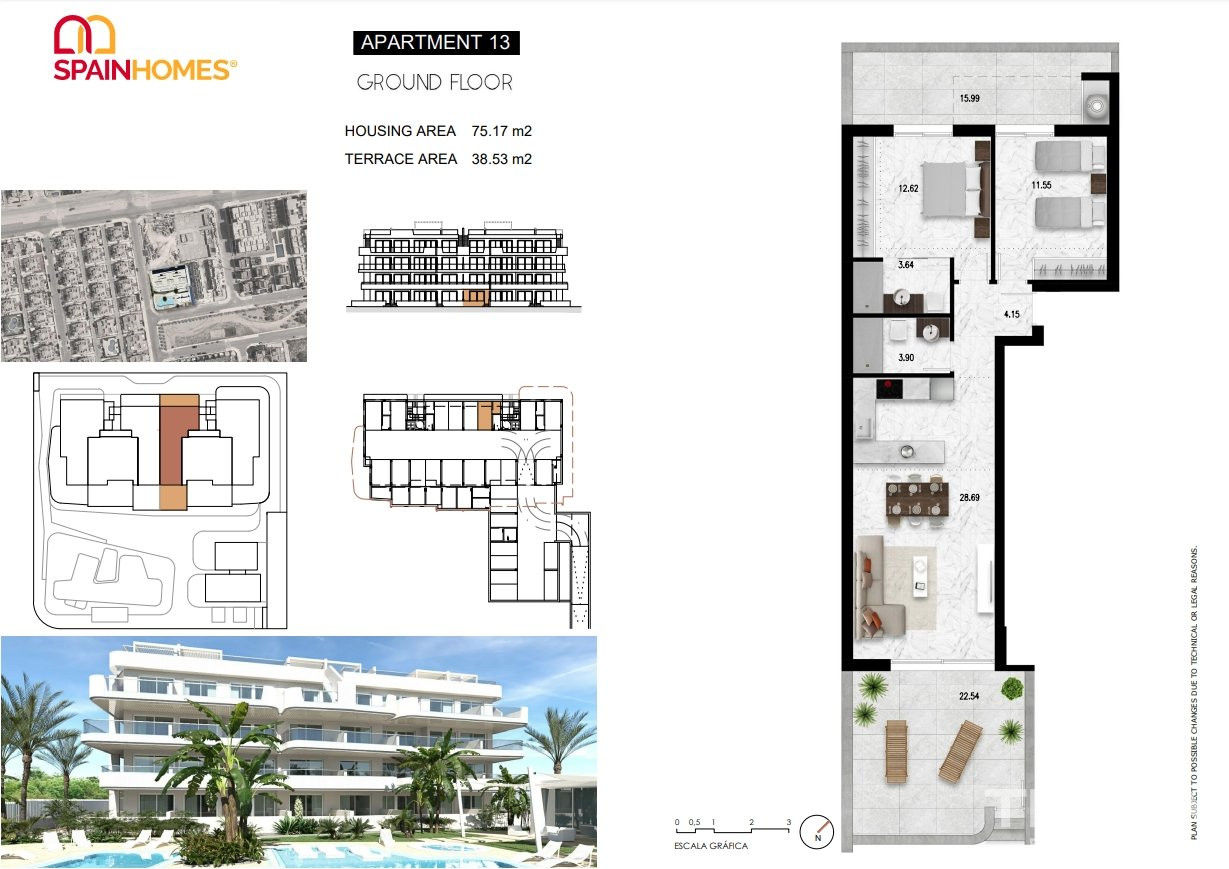 Apartments for Sale in Orihuela, Costa Blanca, Spain - 121694