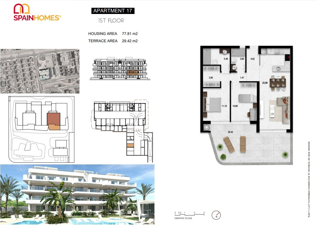 Apartments for Sale in Orihuela, Costa Blanca, Spain - 121698