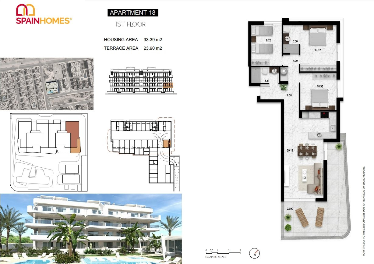 Apartments for Sale in Orihuela, Costa Blanca, Spain - 121699