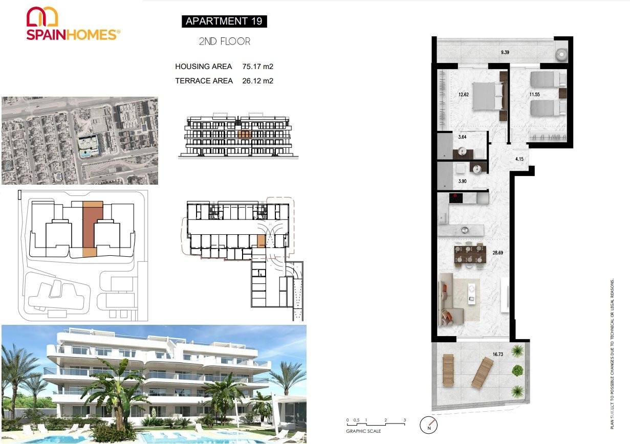 Apartments for Sale in Orihuela, Costa Blanca, Spain - 121700