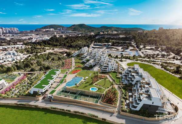 İspanya, Costa Blanca, Finestrat’ta Satılık Deniz Manzaralı Daireler