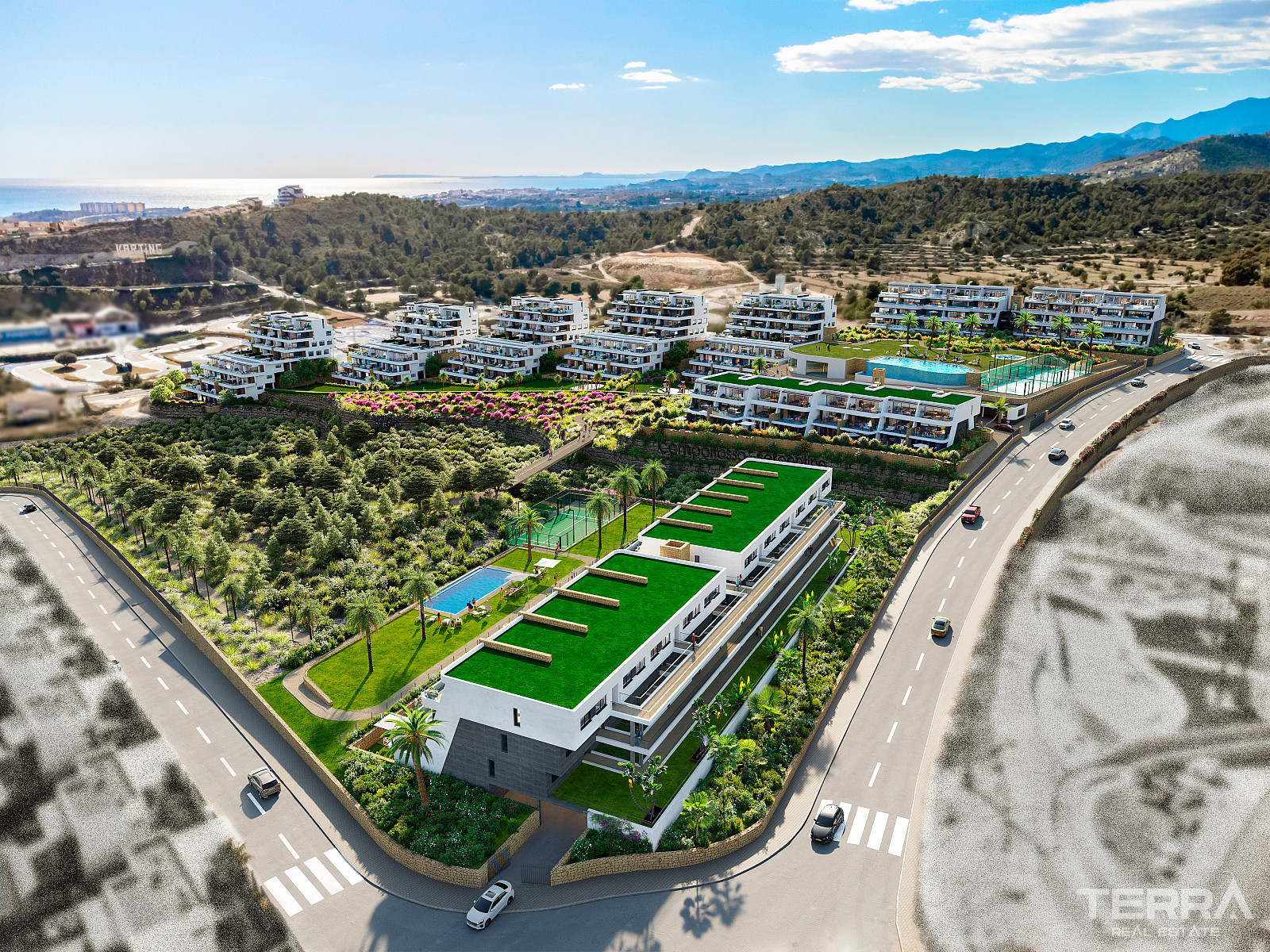 İspanya, Costa Blanca, Finestrat’ta Satılık Deniz Manzaralı Daireler - 121784