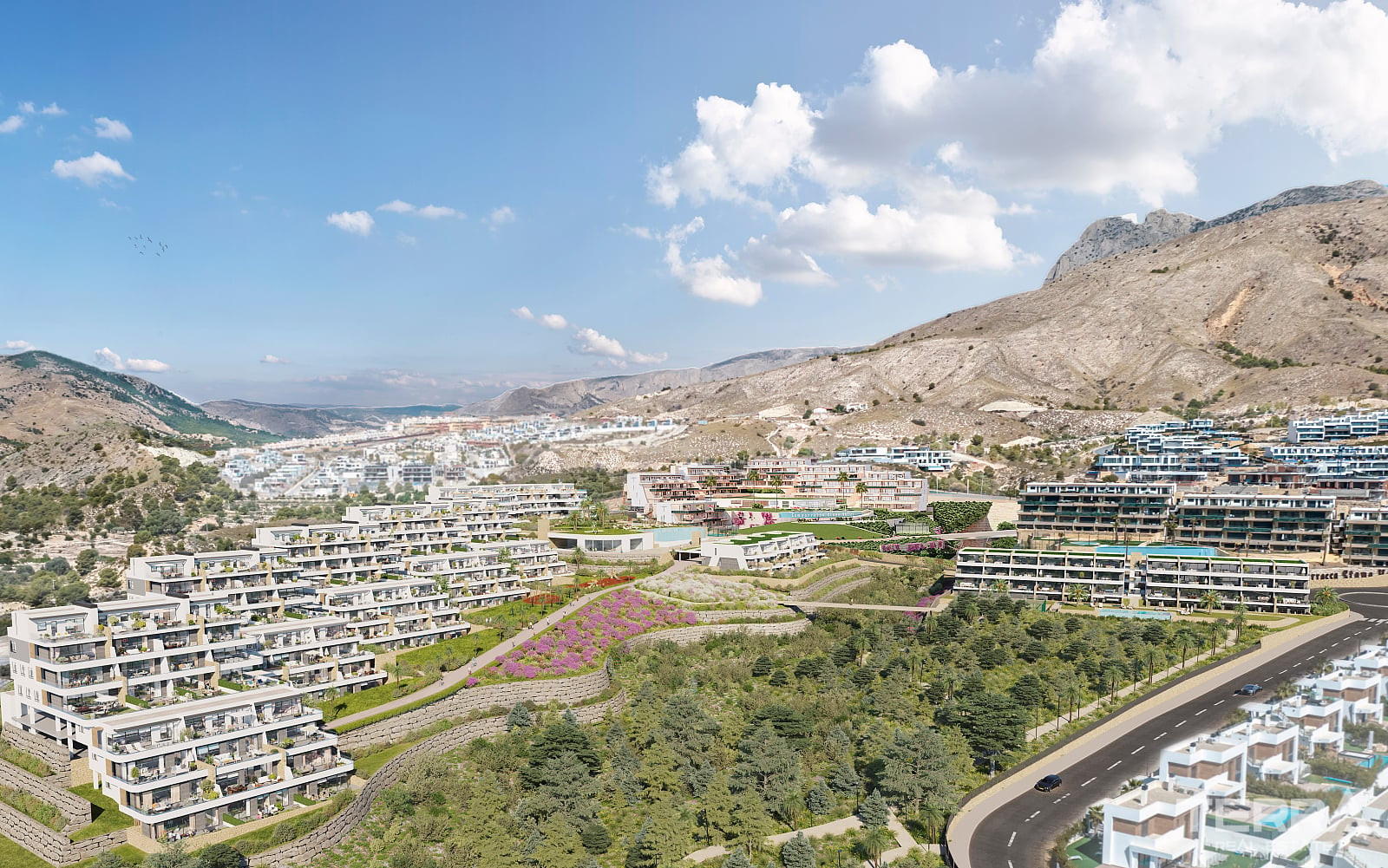İspanya, Costa Blanca, Finestrat’ta Satılık Deniz Manzaralı Daireler - 121786