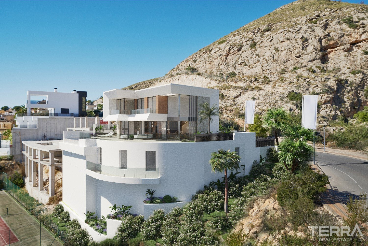 İspanya, Costa Blanca, Finestrat’ta Satılık Deniz Manzaralı Villa - 121831