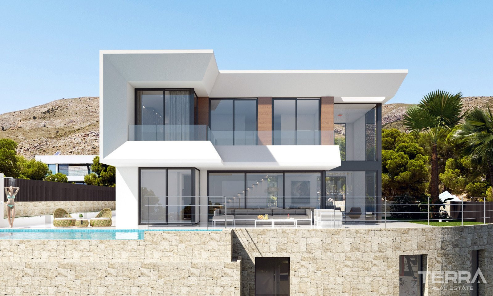 İspanya, Costa Blanca, Finestrat’ta Satılık Deniz Manzaralı Villa - 121833