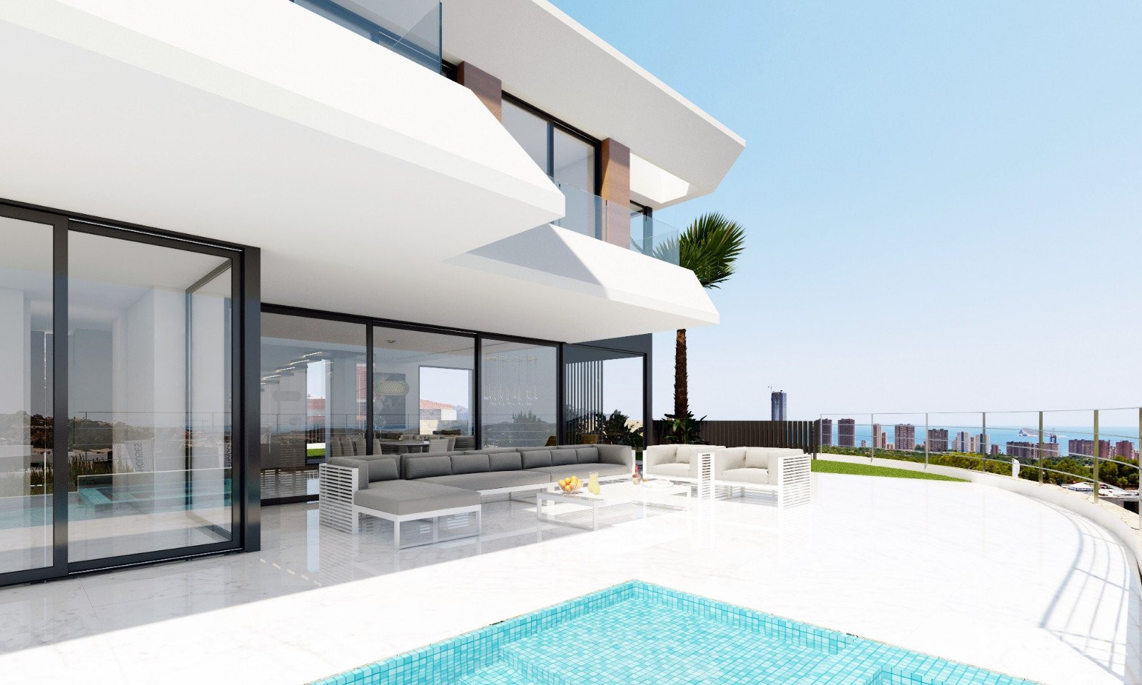 İspanya, Costa Blanca, Finestrat’ta Satılık Deniz Manzaralı Villa - 121835