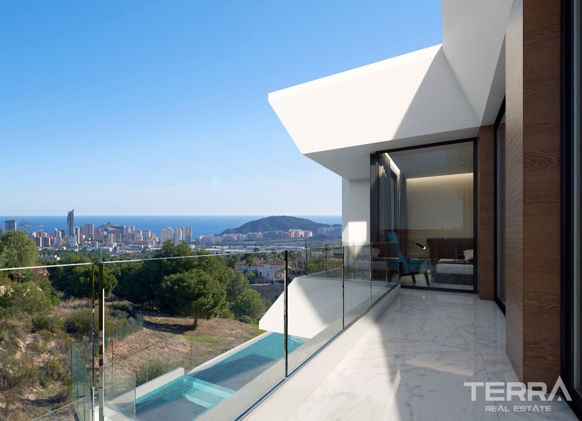 İspanya, Costa Blanca, Finestrat’ta Satılık Deniz Manzaralı Villa - 121837